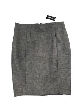 Express Gray Pencil Skirt NWT